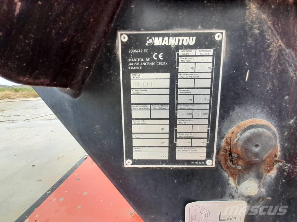 Manitou ManGo 12 Zglobne dvižne ploščadi