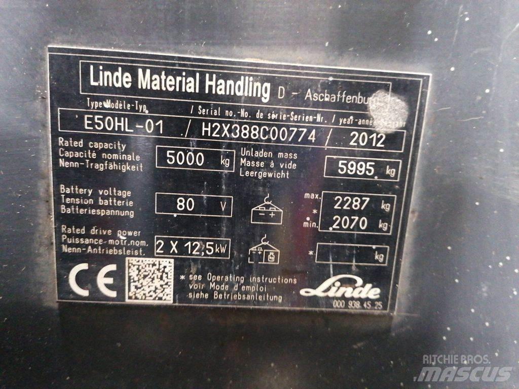 Linde E50HL-01 Električni viličarji