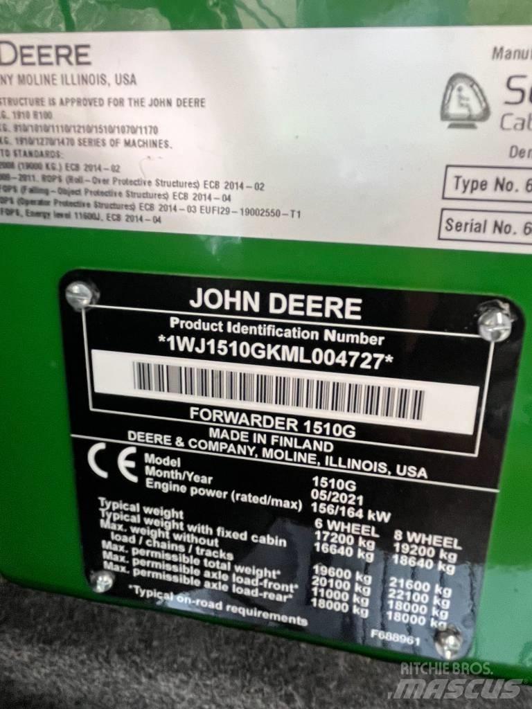 John Deere 1510 G Forwarderji