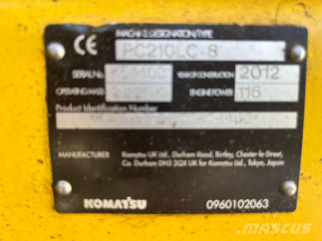 Komatsu PC 210 LC-8 Bagri goseničarji