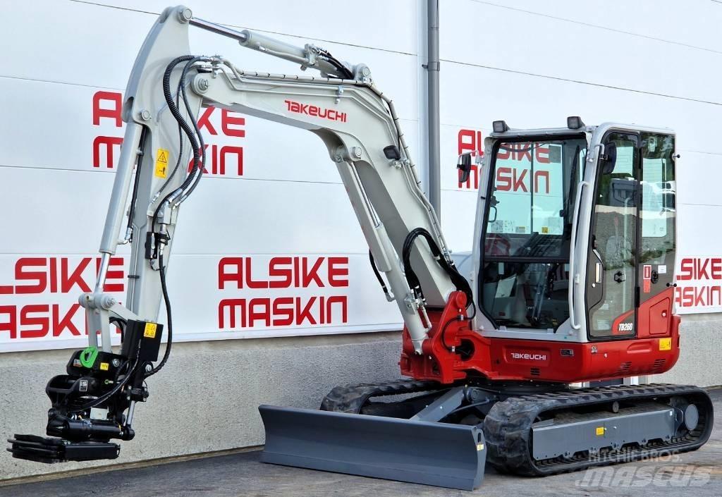 Takeuchi TB 260 Mini bagri <7t