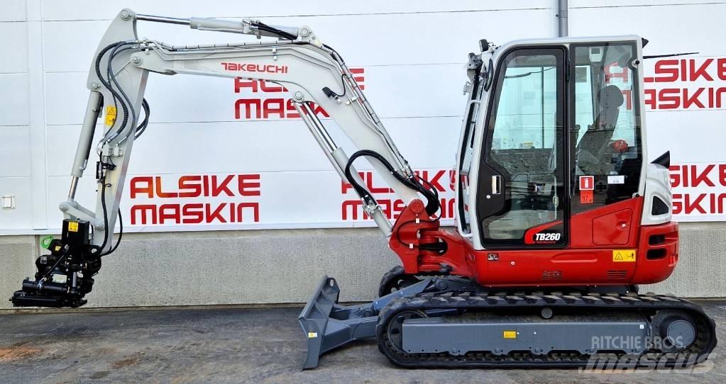 Takeuchi TB 260 Mini bagri <7t