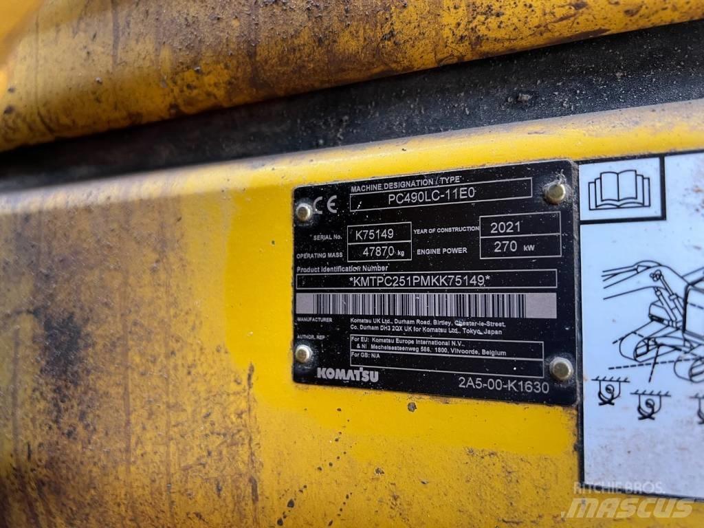 Komatsu PC490LC-11EO Bagri goseničarji