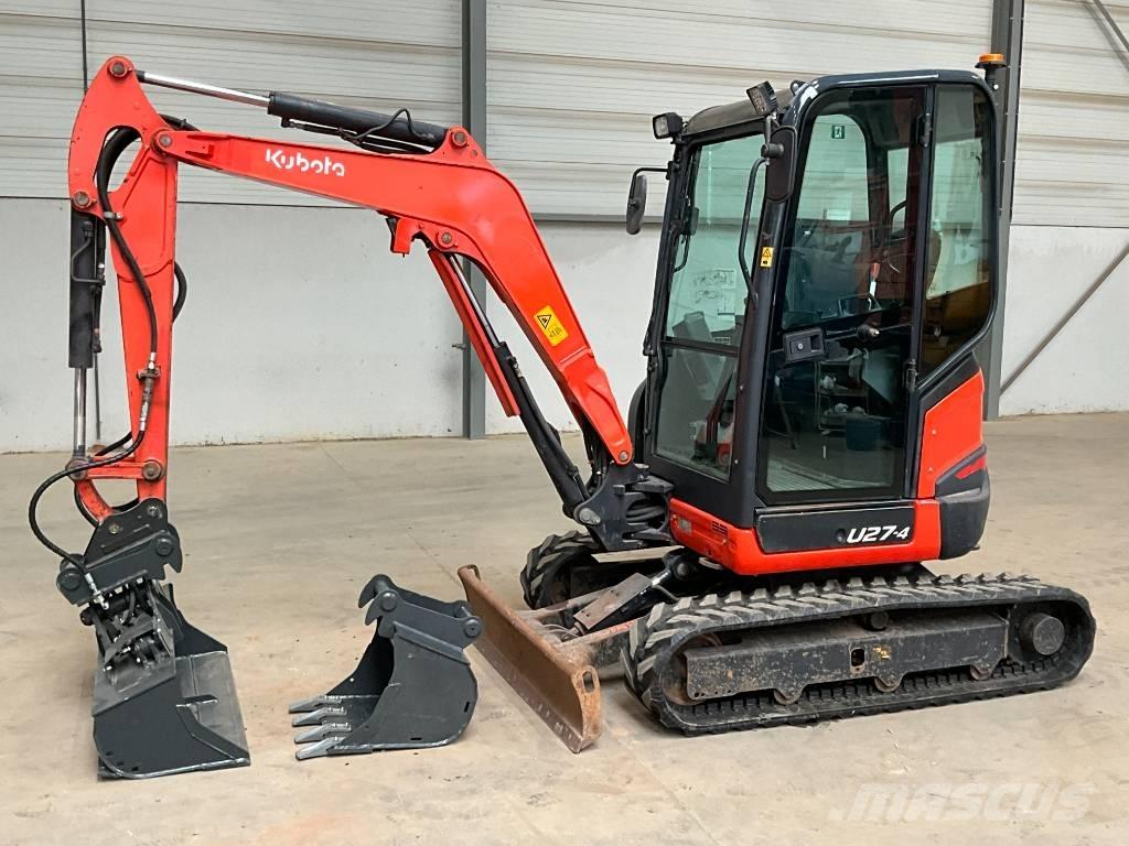 Kubota U 27-4 Mini bagri <7t