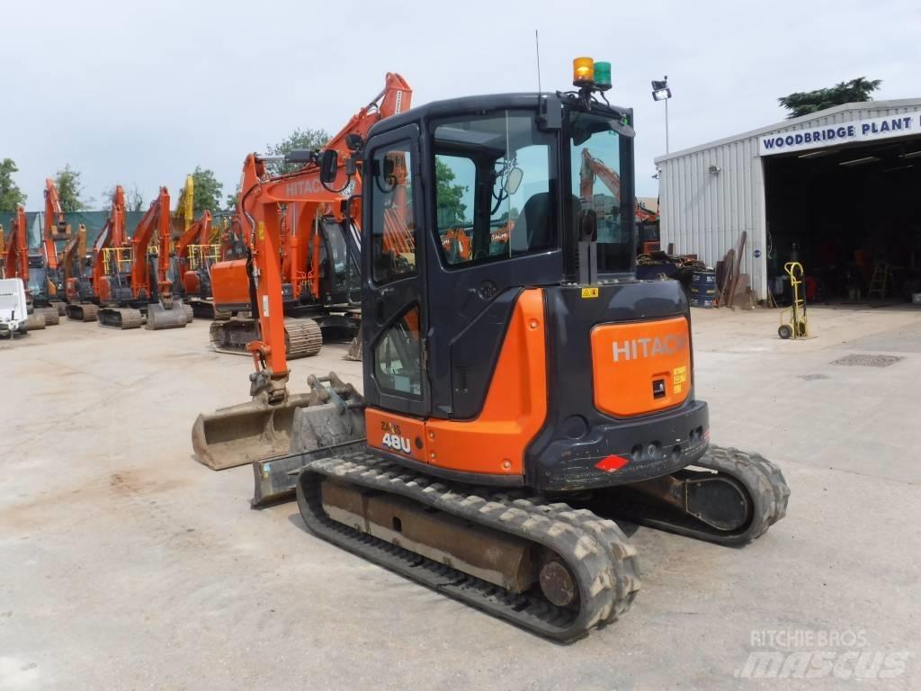 Hitachi ZX 48 U-6 Mini bagri <7t