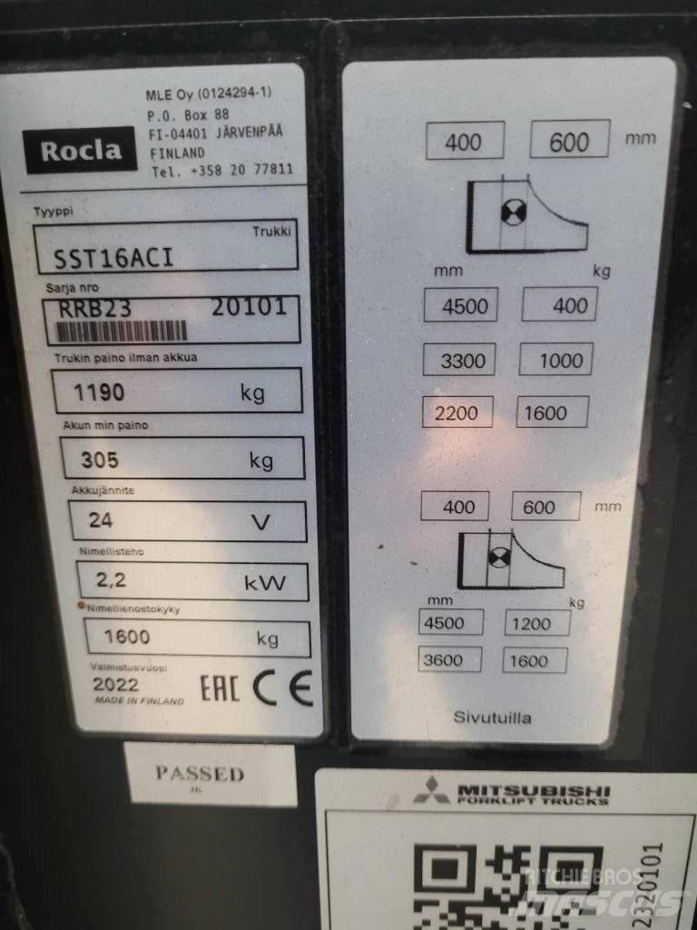 Rocla SST 16 ACI Samopogonski ročni viličarji