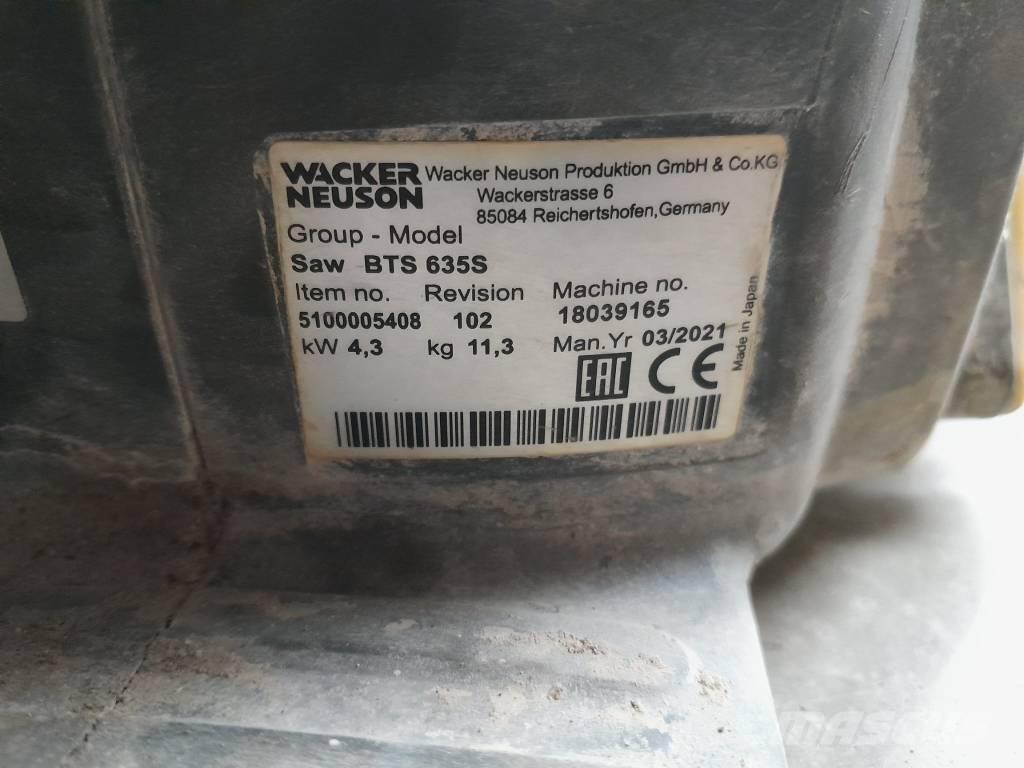 Wacker Neuson BFS635 Žage za kamen in beton