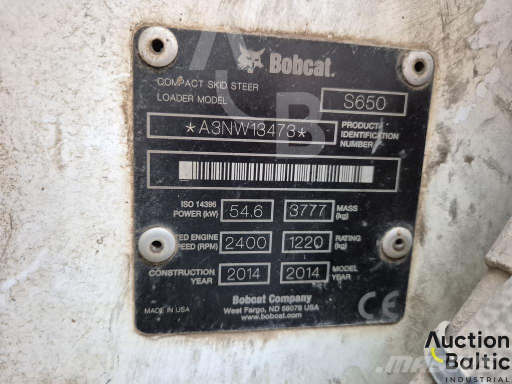 Bobcat S 650 Skid steer mini nakladalci