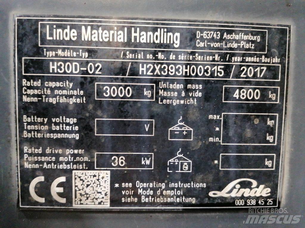 Linde H30D-02 Dizelski viličarji