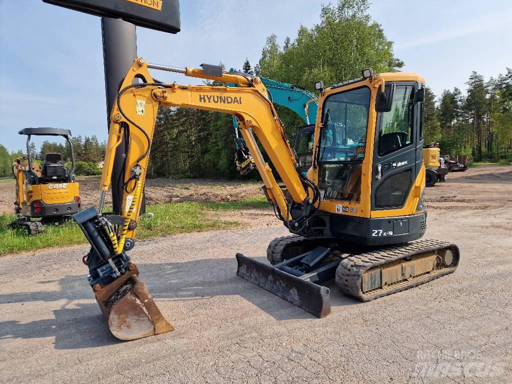 Hyundai Robex 27 Z-9 Mini bagri <7t
