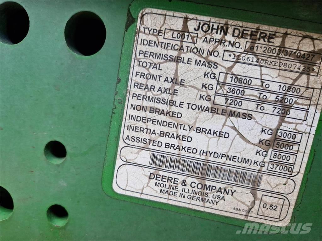 John Deere 6140R Traktorji
