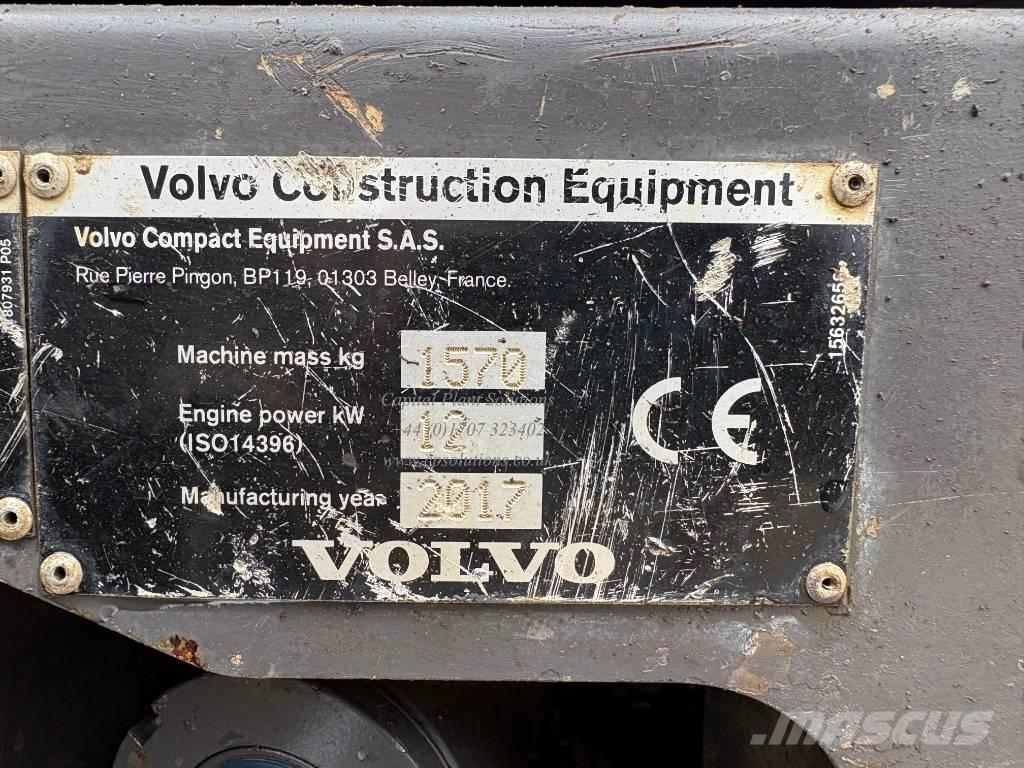 Volvo EC 15 D Mini bagri <7t
