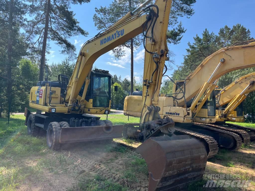 Komatsu PW 160-7 Bagri na kolesih