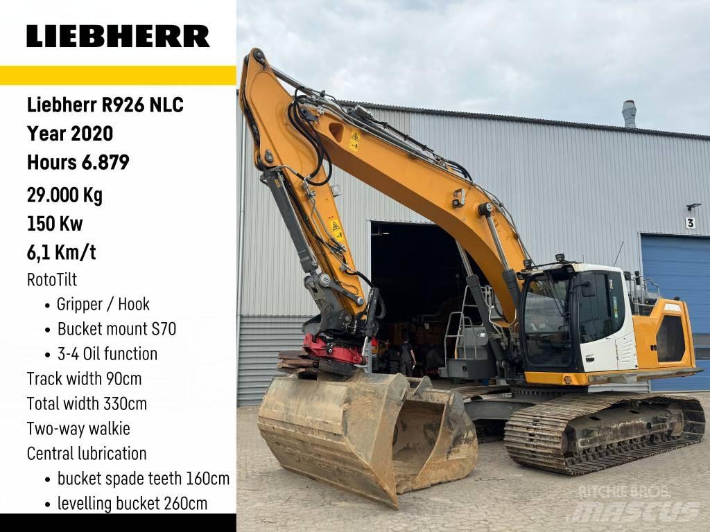 Liebherr R 926 LC Bagri goseničarji