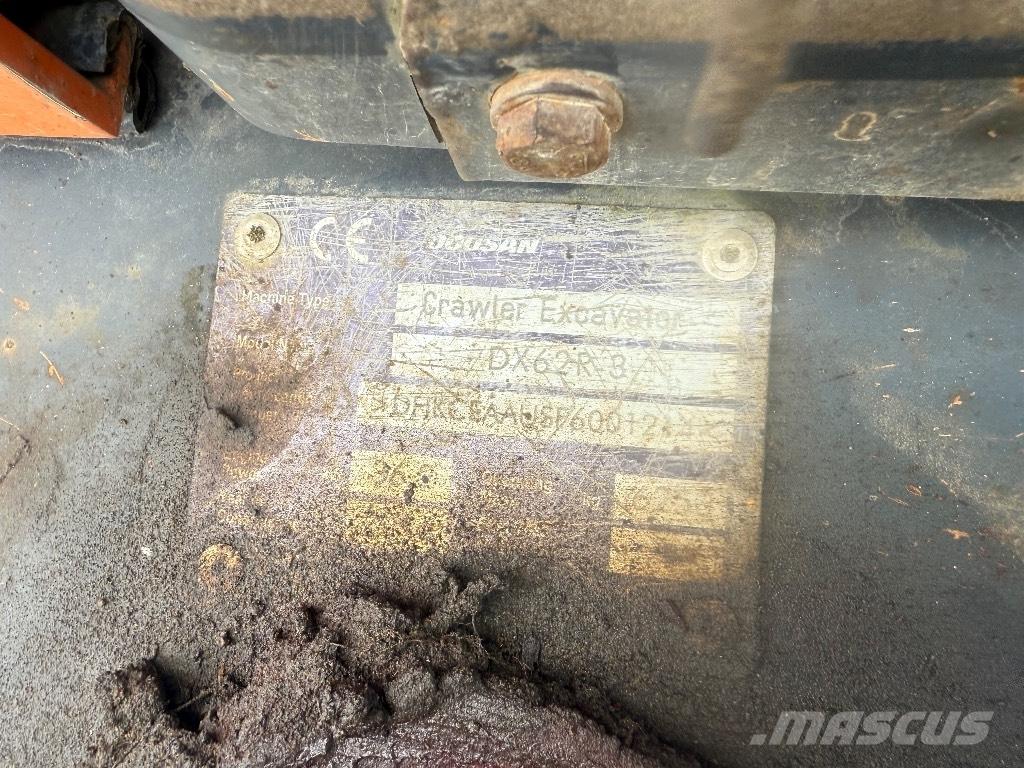 Doosan DX 62 R-3 Mini bagri <7t