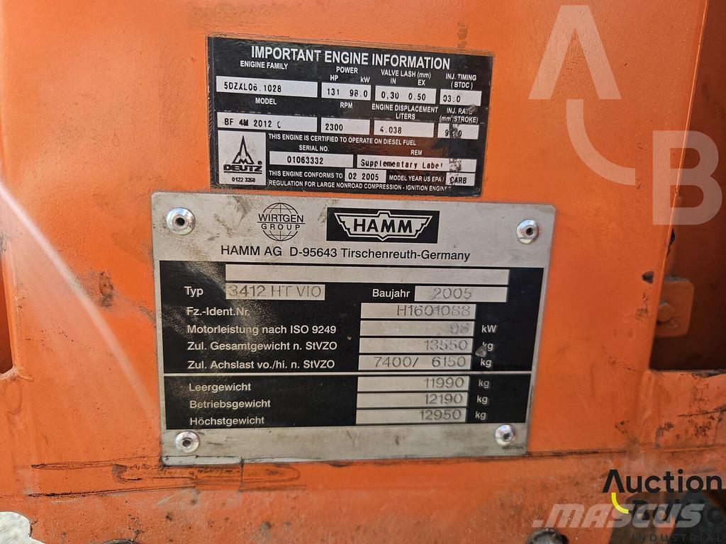 Hamm 3412 HT Vio Drugi valjarji