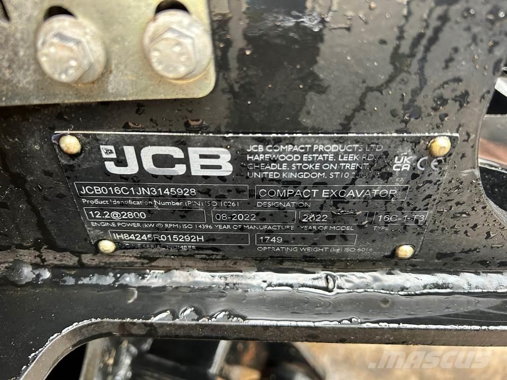 JCB 16C-1 Mini bagri <7t