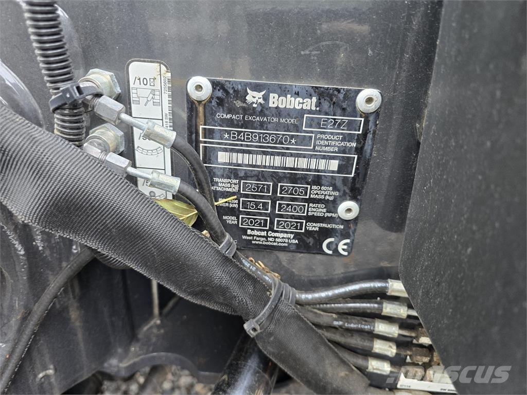 Bobcat E27z Mini bagri <7t