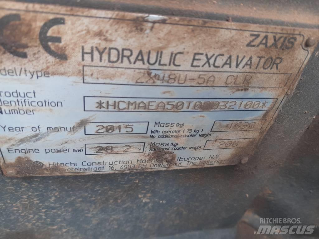 Hitachi ZX 40 Mini bagri <7t
