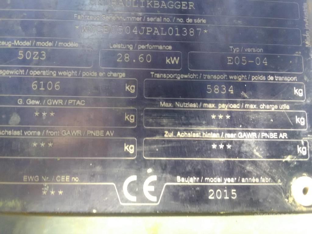 Wacker Neuson 50 Z3 Mini bagri <7t