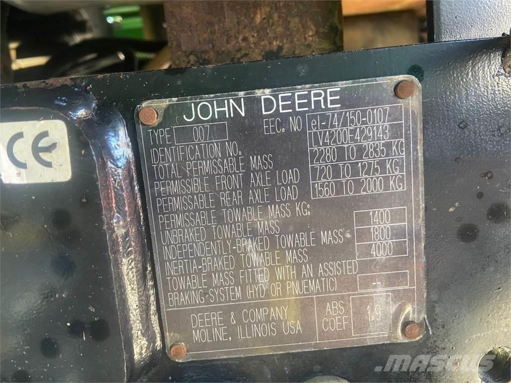 John Deere 4200 Manjši traktorji
