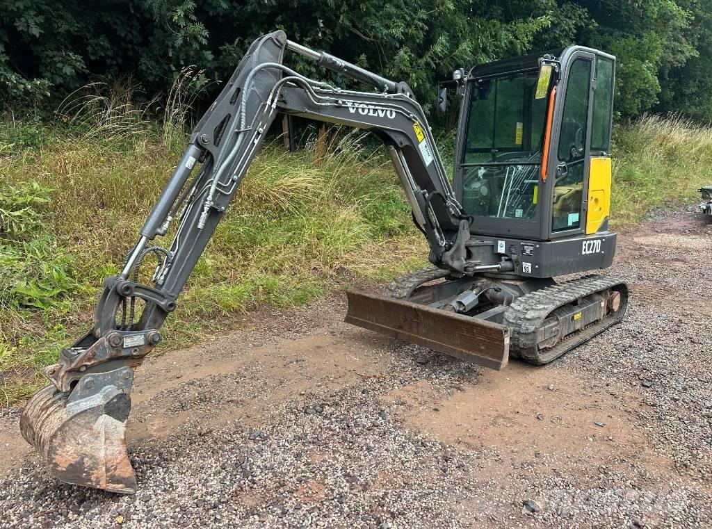 Volvo EC 27 D Mini bagri <7t