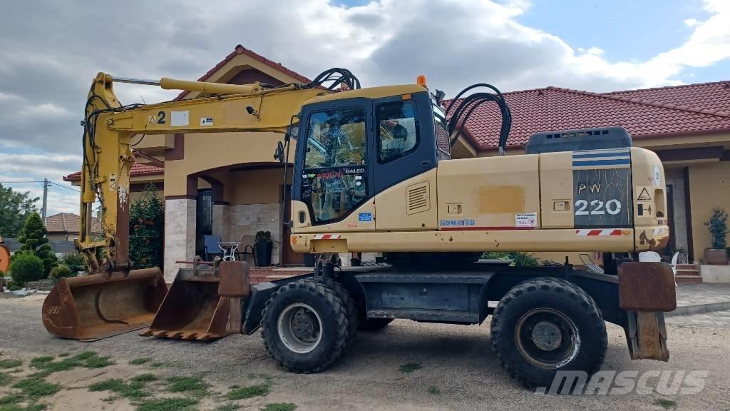 Komatsu PW 220-7 Bagri na kolesih
