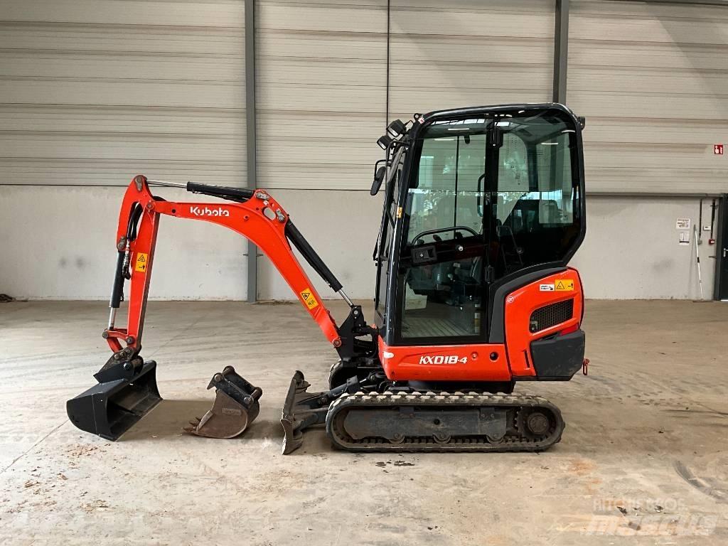 Kubota KX 018-4 Mini bagri <7t