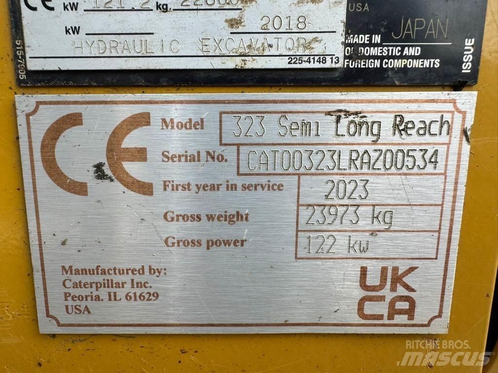 CAT 323 Bagri goseničarji