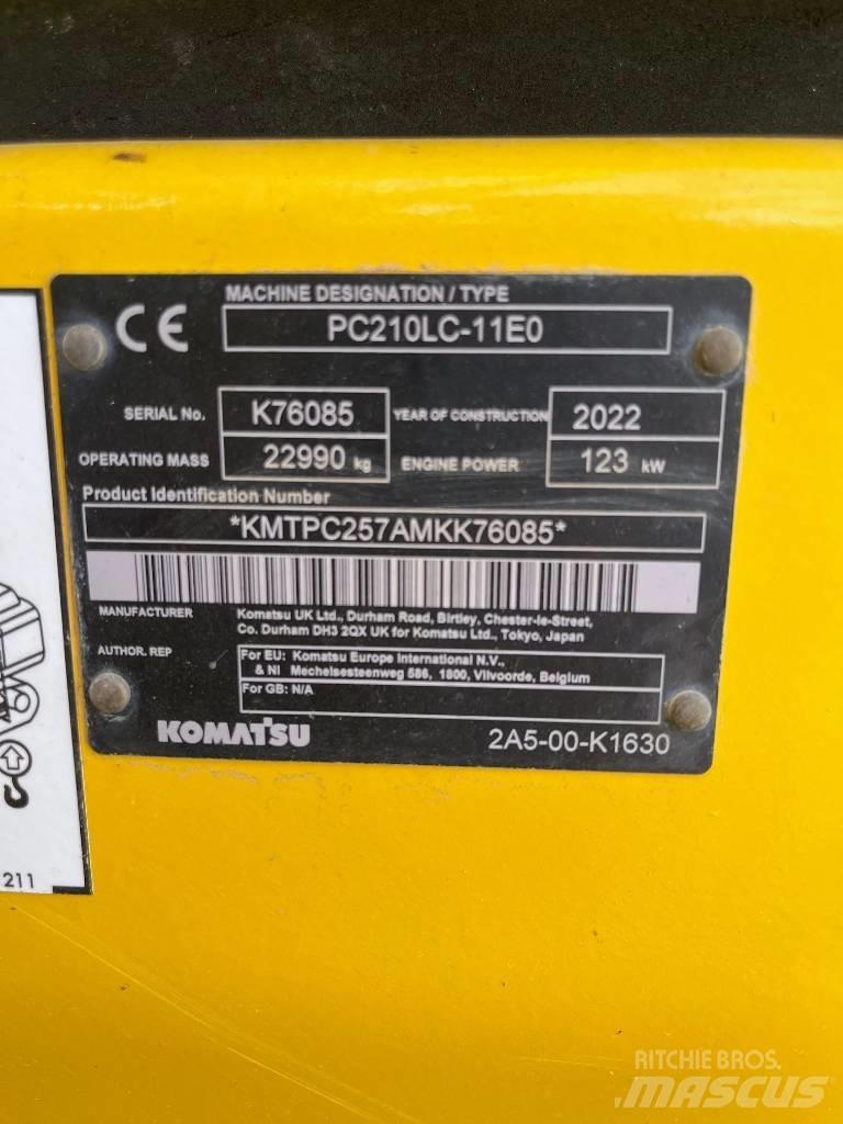 Komatsu PC210LC-11E0 Bagri goseničarji