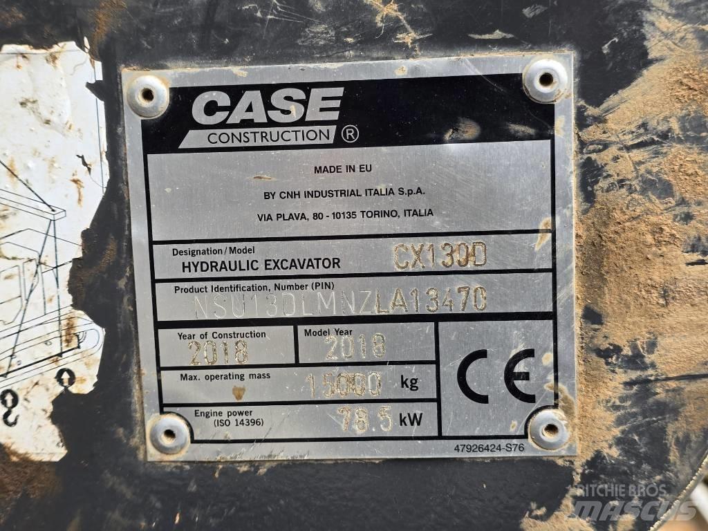 Case CX130 D Bagri goseničarji