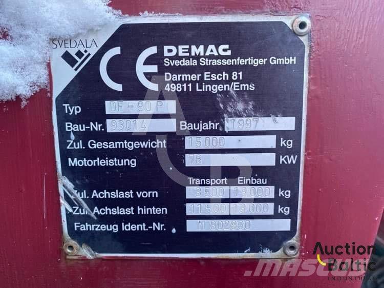 Demag DF 90 P Asfaltni finišerji