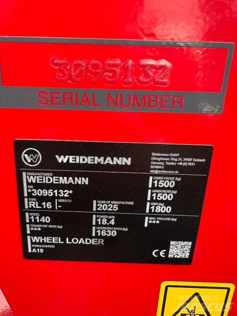 Weidemann 1140 Večnamenski nakladalci