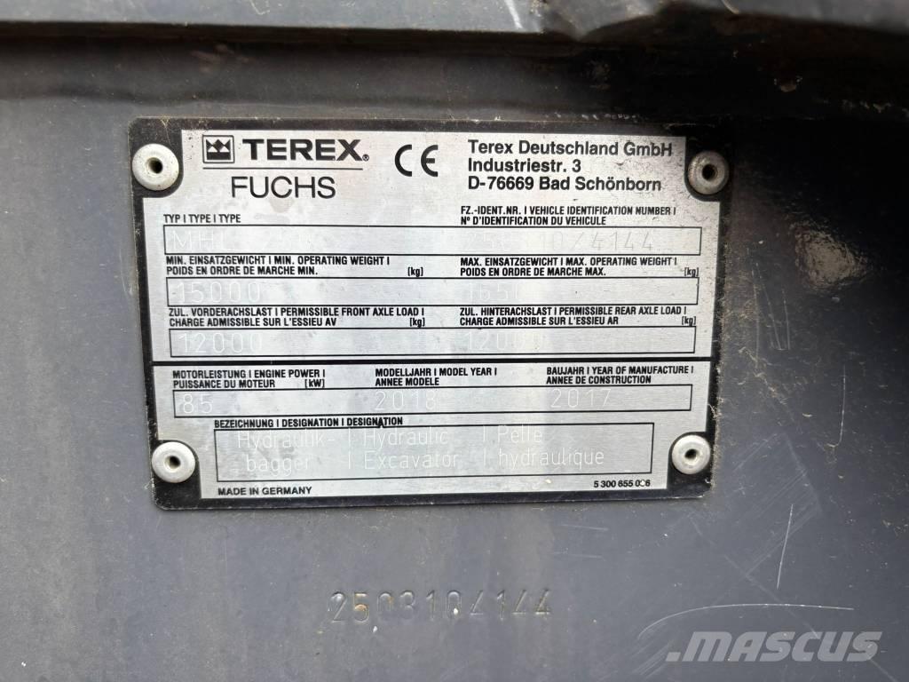 Fuchs MHL 250 Bagri za prekladanje primarnih/sekundarnih surovin