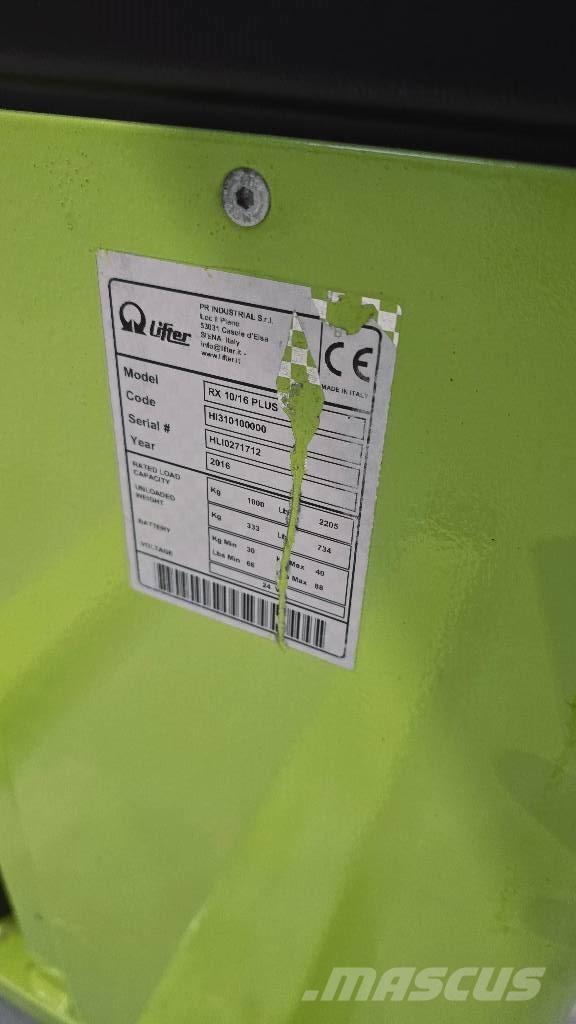 Pramac RX 10/16 Ročni električni viličar