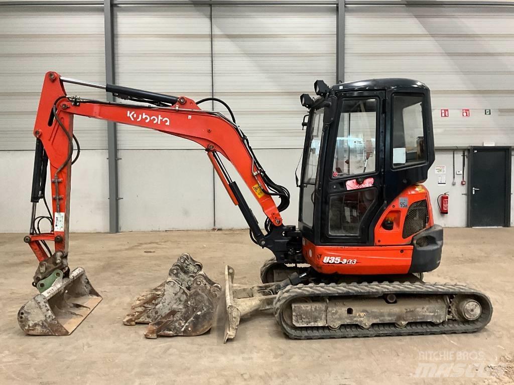 Kubota U 35-3 A 3 Mini bagri <7t