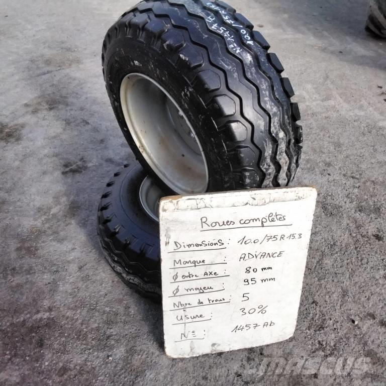 Advance 10.0/75R15.3 Gume, kolesa in platišča