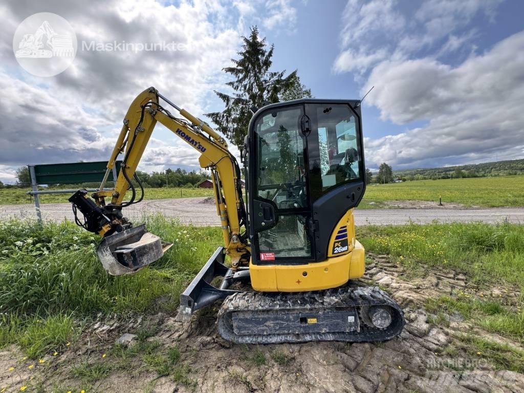 Komatsu PC 26 MR Mini bagri <7t