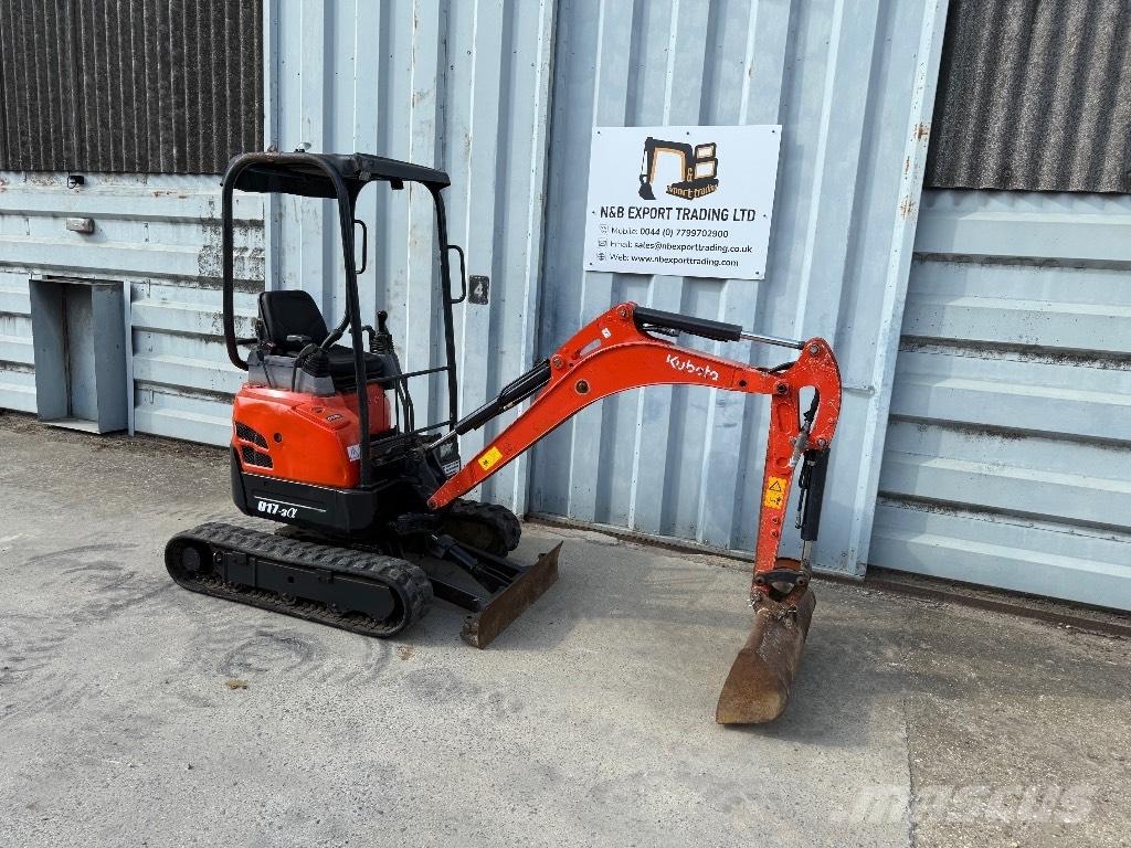 Kubota U 17 Mini bagri <7t