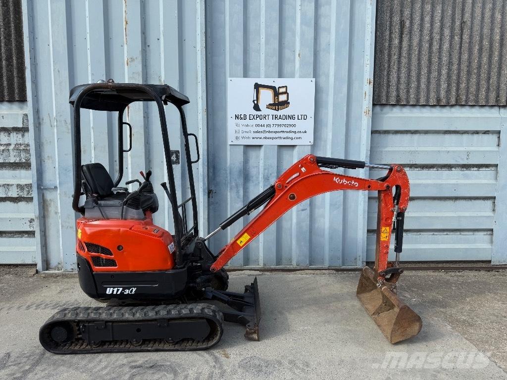 Kubota U 17 Mini bagri <7t