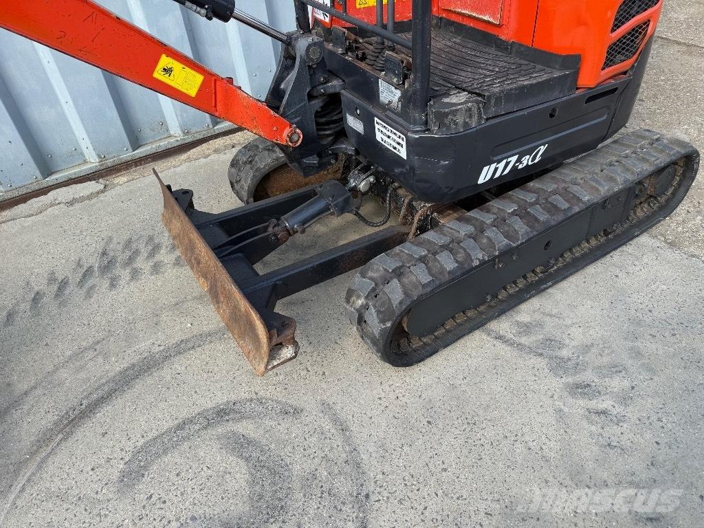 Kubota U 17 Mini bagri <7t