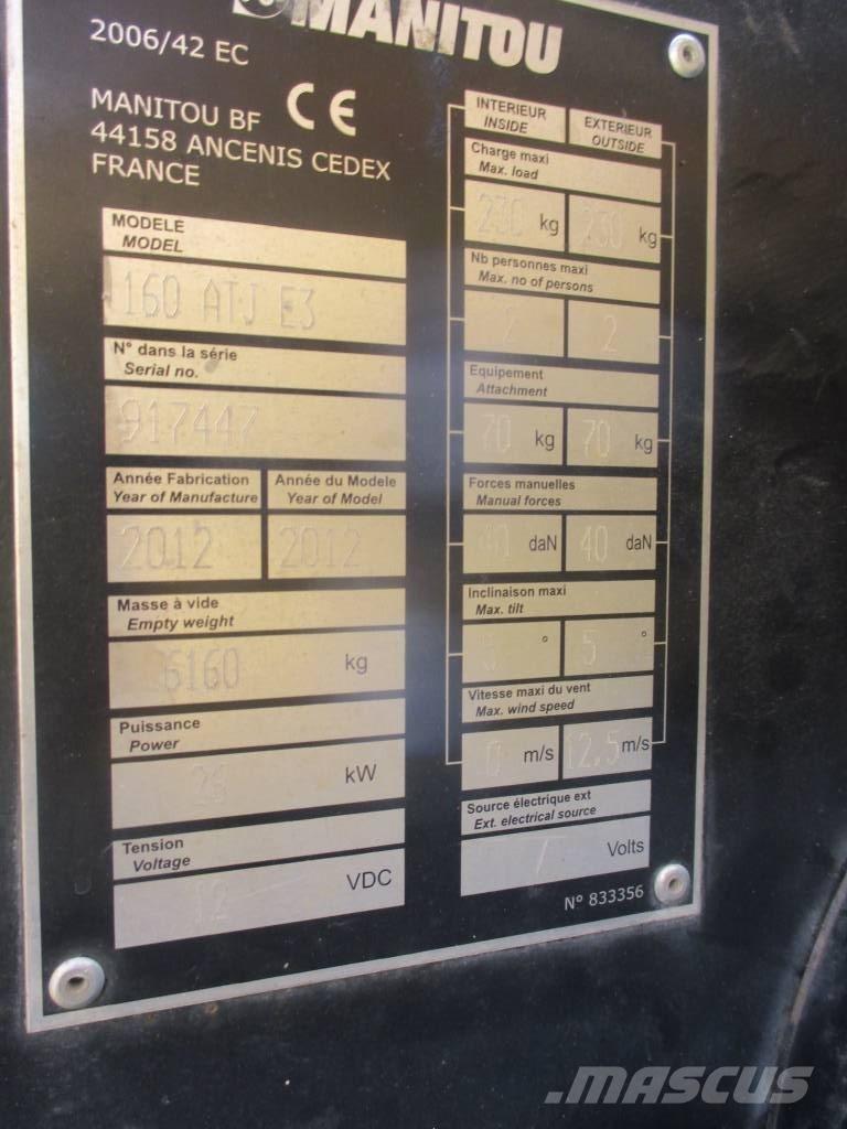 Manitou 160 ATJ Zglobne dvižne ploščadi
