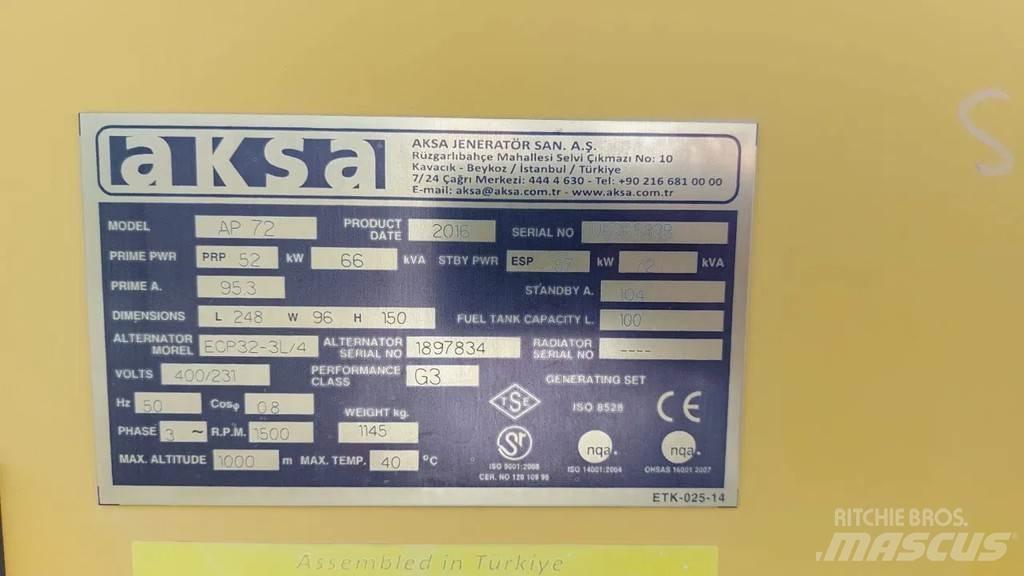 Perkins Aksa AP72 Drugi agregati