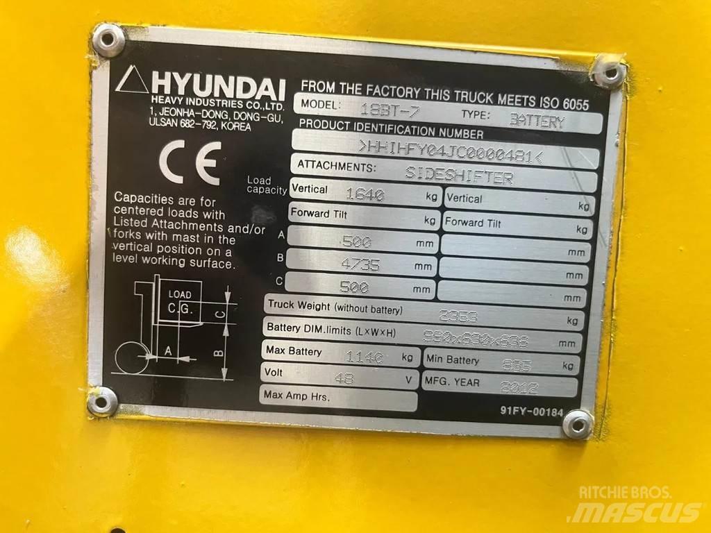 Hyundai 18BT-7 Električni viličarji