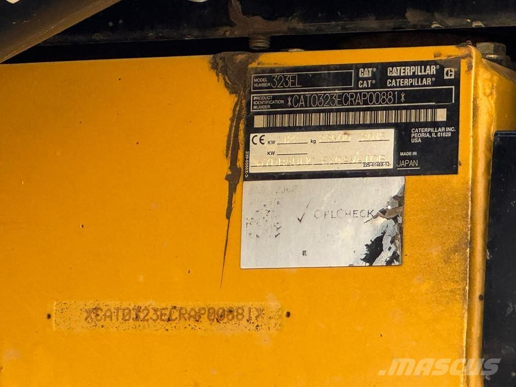 CAT 323EL Bagri goseničarji