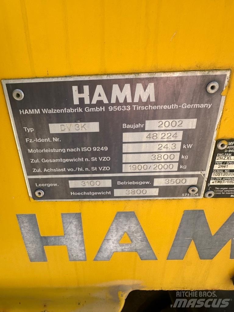 Hamm DW3 tromble Drugi valjarji