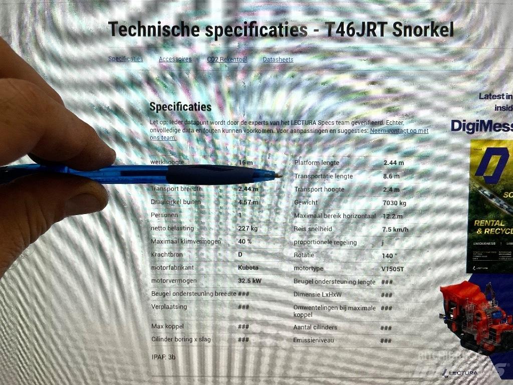 Snorkel T 46 J RT Zglobne dvižne ploščadi