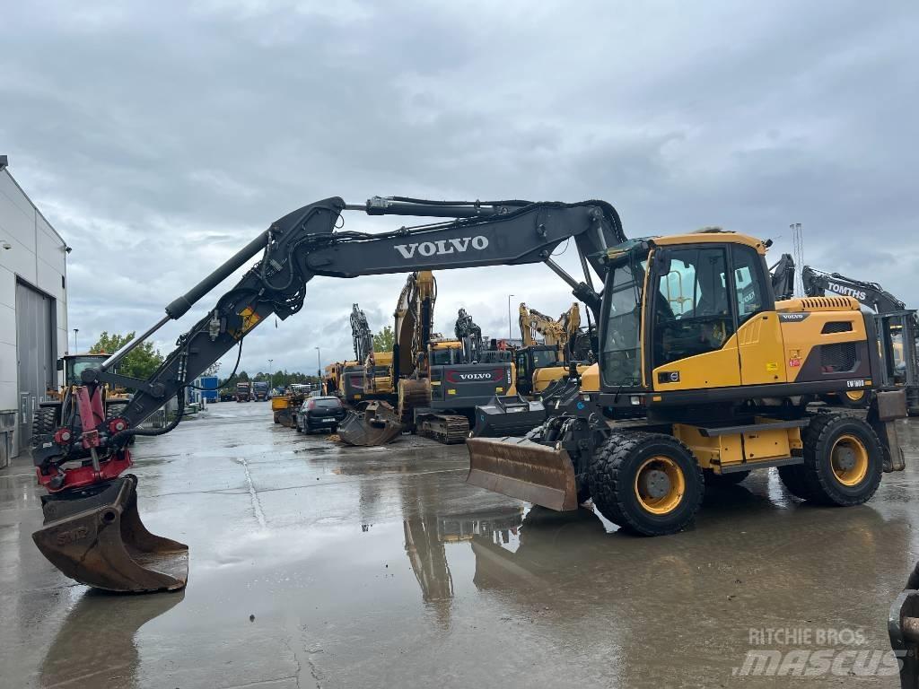 Volvo EW160D Bagri na kolesih