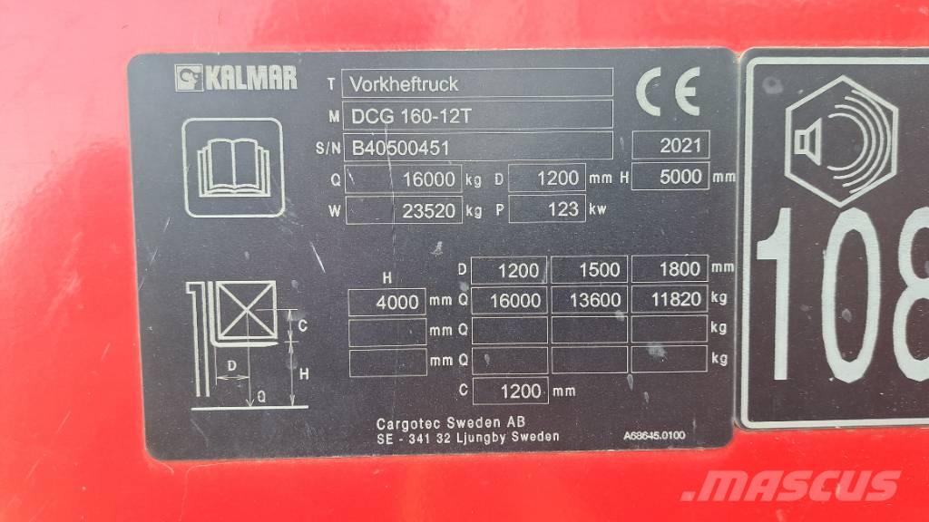 Kalmar DCG160-12T Gradbeništvo - drugo