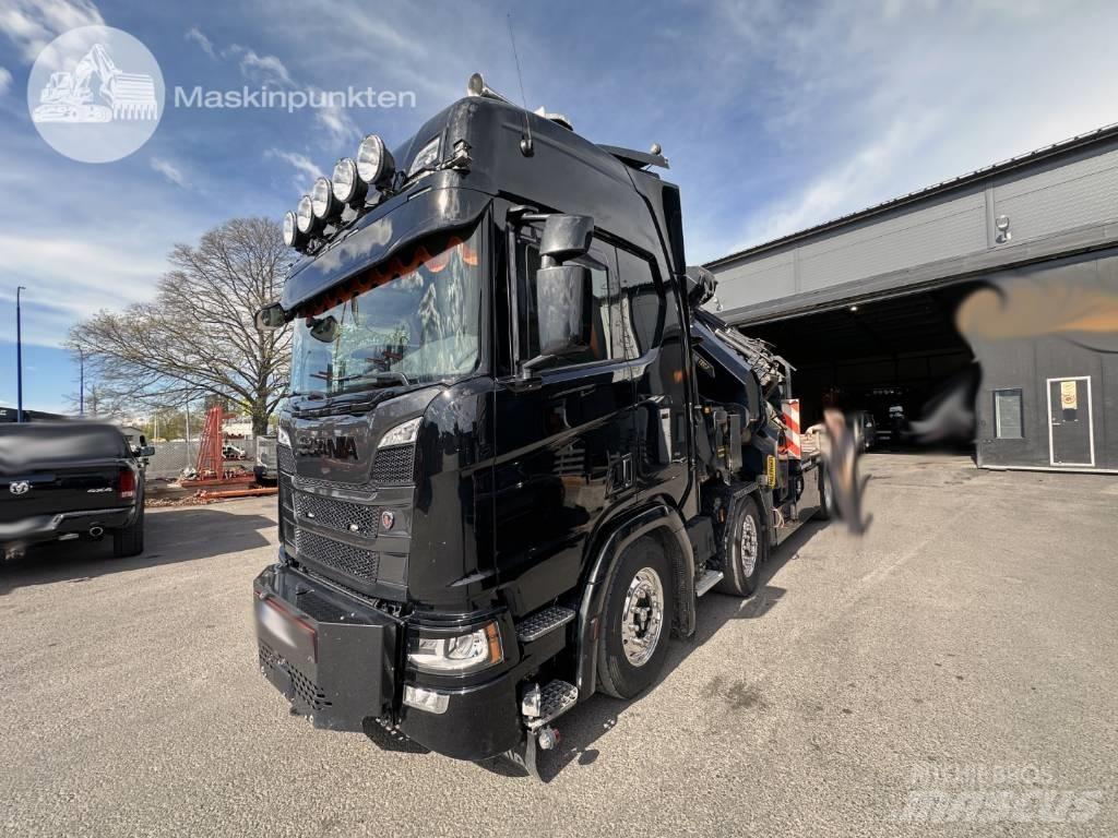 Scania R 500 Tovornjaki z žerjavom